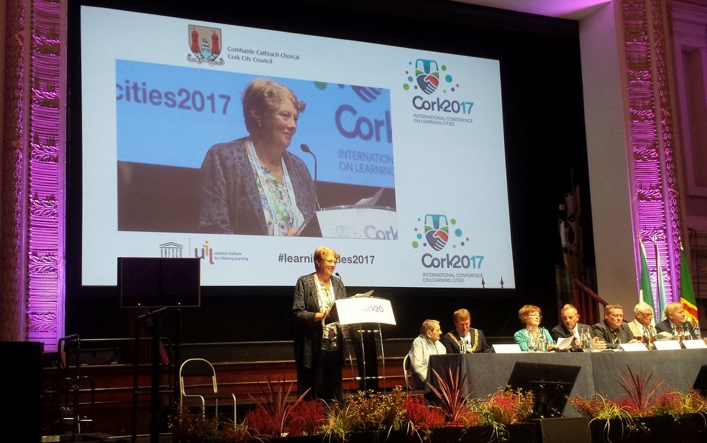 Judith James (City of Cork) at the podium