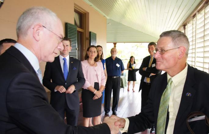 Bruce Wilson meets President van Rompuy