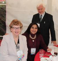Dr Leone Wheeler, DRA. Alda Roxana Cardenas Esparza and Professor Norman Longworth in Mexico City contributing to the First International Expert Meeting preparing for the Second International Conference on Learning Cities