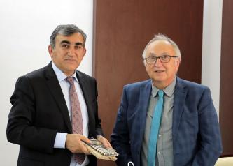 Professor Osborne with the President of the University of Duhok