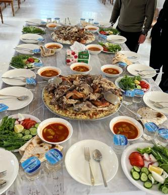 Kurdish hospitality at Lalish